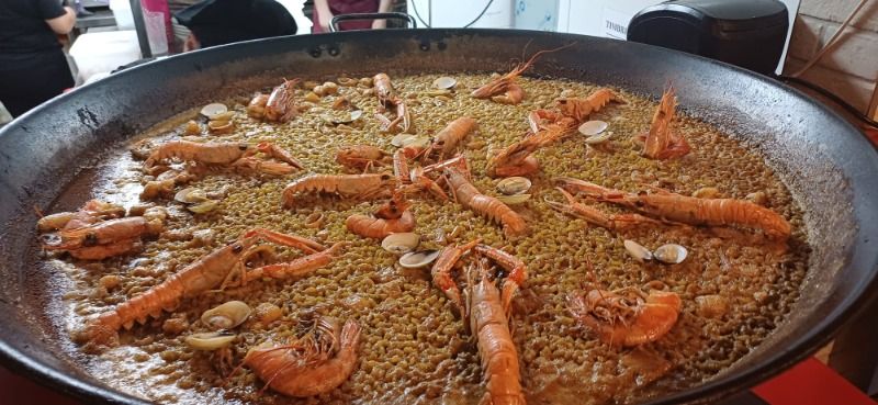 Paella de marisco