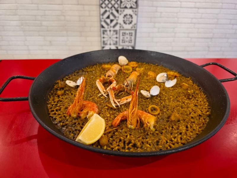 Paella de marisco